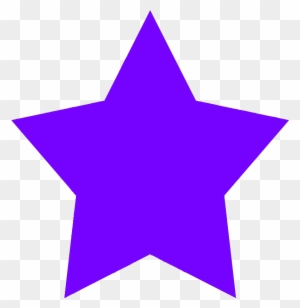 Blue Star - 3d Purple Star