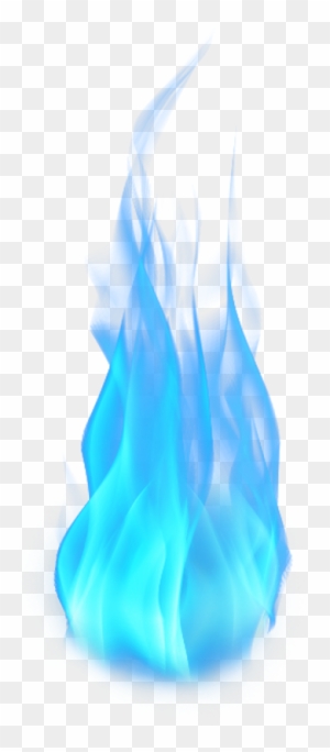 Fire Blue Flames Lit Colored 3d - Fire