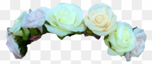 White Rose Flower Crown Transparent - Transparents Flower Crown