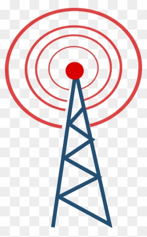 Free Wireless Communication Tower Clip Art - Radio Tower Clip Art