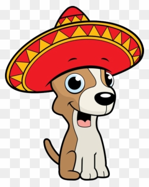 Sombrero Cartoon Royalty-free Stock Photography - Dog With A Hat Cartoon