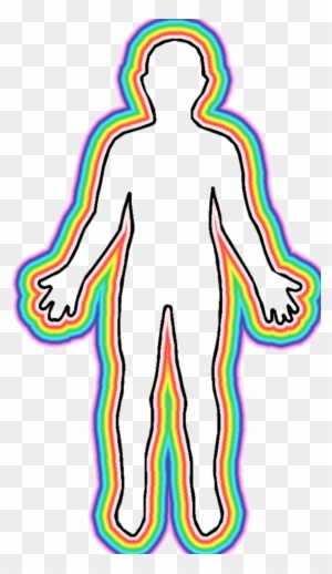 Png Human Body Outline Transparent Human Body Outline - Aura Clipart
