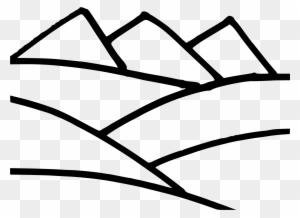 Clipart - Mountains Outlines