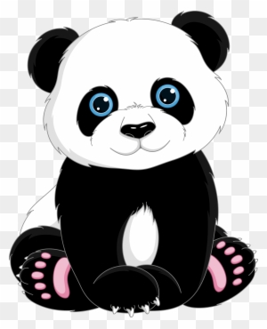 Giant Panda T-shirt Cuteness Clip Art - Cute Cartoon Panda Bear