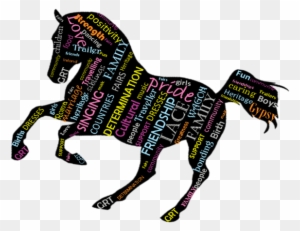 You Will Learn About Gypsy And Traveller Culture, Lifestyles - Alphabet Garden Designs Chalkboard Horse Wall Decal