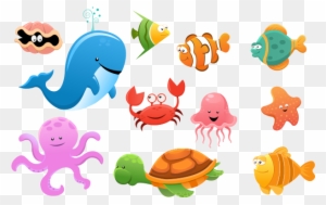 Sea Animals Clipart, Transparent PNG Clipart Images Free Download -  ClipartMax