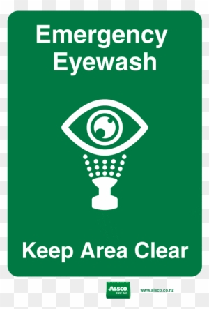 View Large Version - Emergency Eye Wash Station Sign Pdf