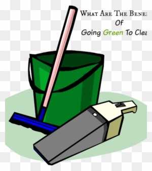 What Are The Benefits Of Going Green To Clean - Cleaning Supplies Clip Art