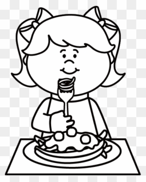 Eating Food Clip Art - Board Game Coloring Page
