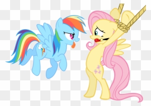 My Little Pony Fluttershy And Rainbow Dash