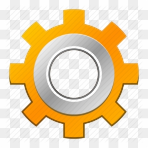 Safety Industrial Man Gear Tools Flat Vector Illustration - 3d Gear Icon Png