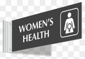 Bathroom Sign For Door Women's Health Signs - Nurse Station Sign