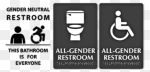 Gender Neutral Bathroom Signs - Free Transparent PNG Clipart Images ...