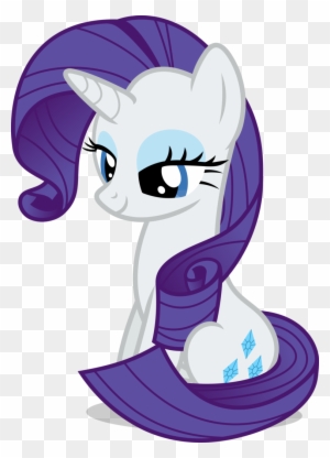 Mlp Fim Rarity Vector By Luckreza8 - My Little Pony Rarity Sitting ...
