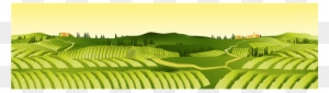 Agriculture Hills Landscape Png Image - Farm Landscape Clip Art