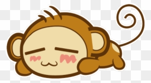 I Made A Sleeping Monkey - Cartoon Monkey Sleeping