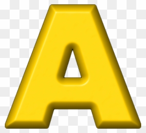 Yellow Letter A Clipart - Letter A Clipart - Free Transparent PNG Clipart Images Download