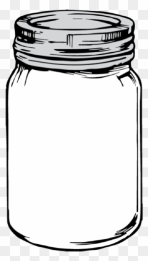 hanging mason jar clip art