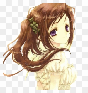 Image - Anime Girl With Brown Hair