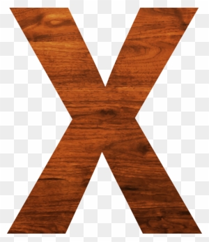Medium Image - Wood Letter X