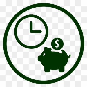 Save Time And Money - Money Pig Icon