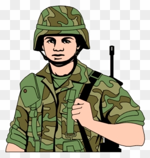 Army Military Clip Art Image Illustrations Photos Image - Clipart Of A Soldier