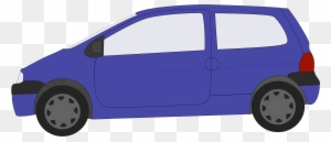 Blue Car Clipart Back Car - Car Animated Transparent Background