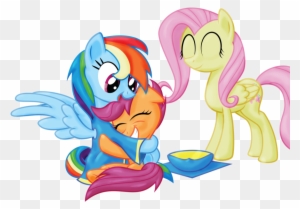 Eqd-atg Day - Rainbow Dash Fluttershy And Scootaloo