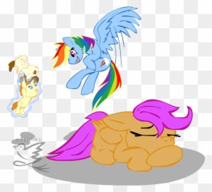 Fly Sticker - Mlp Why Can T Scootaloo Fly