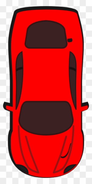 Clipart Racing Stripes Car Top View - Birds Eye View Car