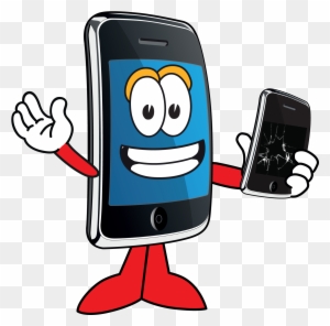 We Can Fix Your Device At Your Home Or Office - Phone Repair Png Cartoon