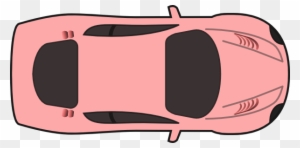 Clipart Car Above Pink Top View Clip Art At Clker Com - Car Top View Clipart