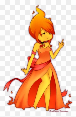 Flame Art - Adventure Time Flame Princess Dress