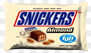 Snickers Almond Fun Size Candy Bars - Mars Almond Fun Size Chocolate Candy Bar