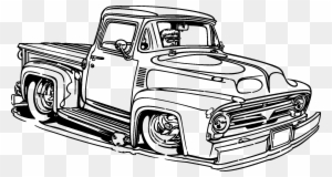 Transport, Classic Cars Silhouettes Vector Eps Free - Hot Rod Clip Art