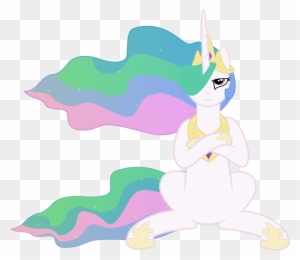 Annoyed Celestia By Yanoda - Princess Celestia Sitting Butt - Free