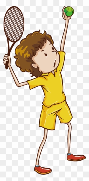 Play Royalty-free Clip Art - Childrens Playing Tennis Png