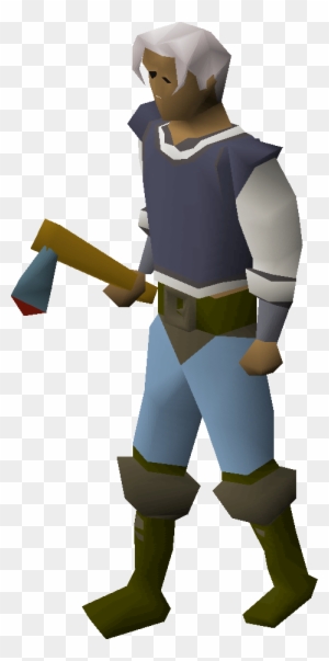 Hover Over Image For Type, Rune Axe Equipped - Runescape Steel Longsword