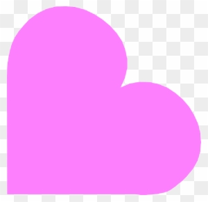 This Free Clip Arts Design Of Purple Heart - Plain Purple Love Heart