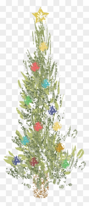 Xmas Tree Christmas Tree Clipart Illustration - Christmas Ornament