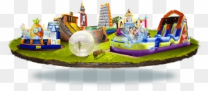 Monsterball Land - Bouncy Castle Water Slide Hire