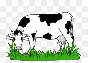 Game Topic Cattle - Cow Eating Grass Clipart Png