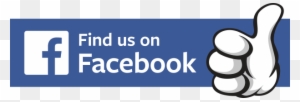 Get In Touch - Png Find Us On Facebook Logo
