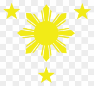 Sun Clipart Three Star - Philippine Flag Logo Png - Free Transparent