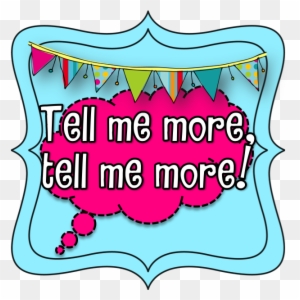 Tell Me More Clipart - Birthday Invitation Cards