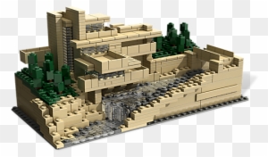 Build Just Any House, Or One That's Integrated Into - Falling Water Lego