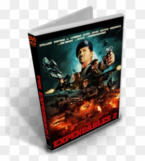 Los Indestructibles 2 Dvdrip Español Latino - Expendables 2 (2012) 27x40 Framed Movie Poster