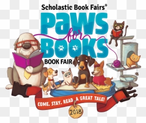 Paws For Books Logo - Scholastic Paws For Books