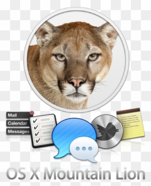 Apple Agrega Funciones De Ios Como - Mountain Lion Osx Icon Png