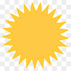 Golden Sun Yellow Clip Art At Clkercom Vector Online - Clip Art Star Banner